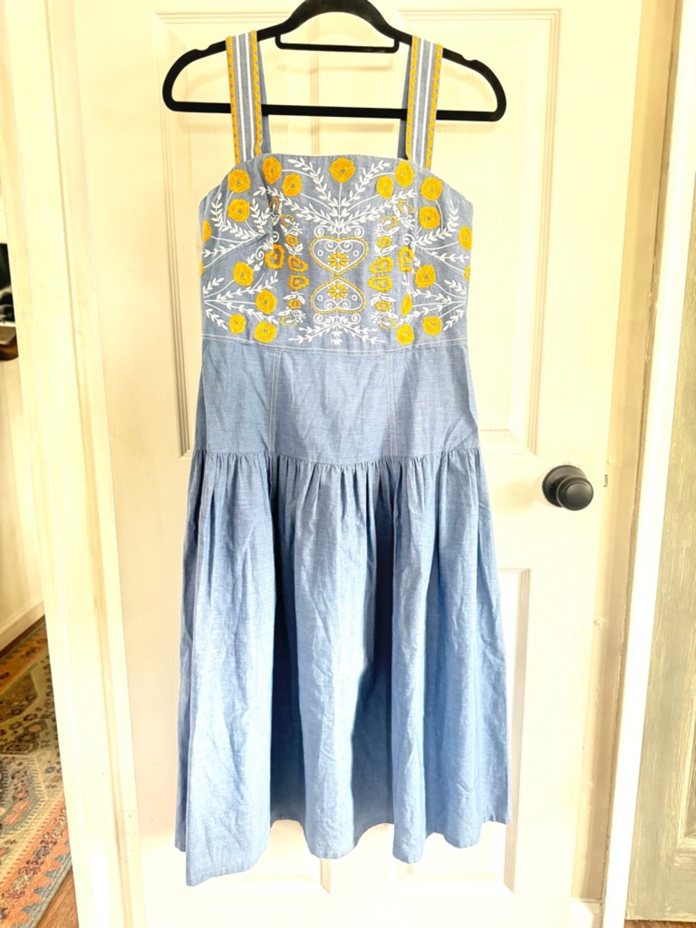 Shoshanna Greta Embroidered Knee-Length Dress - Picture 3 of 6